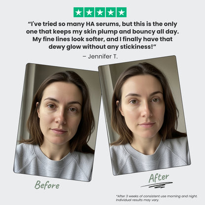 Dew Serum | Multi-Weight Hyaluronic Acid Face Serum for Hydration & Plump Skin | 1 fl oz | Cruelty-Free, Made in USA