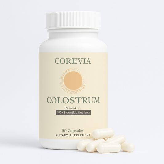 Colostrum Capsules | Bovine Colostrum for Gut Health, Immunity & Athletic Performance | 60 Caps | GMP Certified, Non-GMO, USA