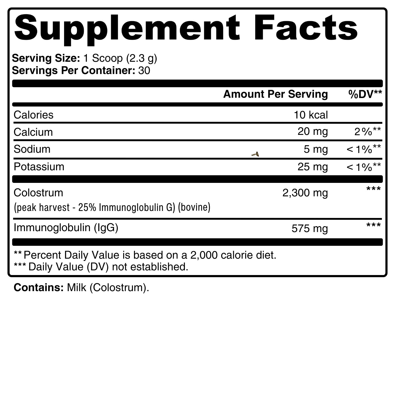 Colostrum Powder | Bovine Colostrum for Gut Health, Immunity & Athletic Performance | 30-Day Supply | GMP Certified, Non-GMO, USA